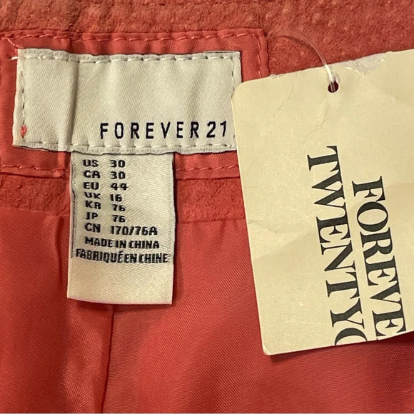 FOREVER 21 Suede Scalloped Shorts in Pink - Picture 4 of 5